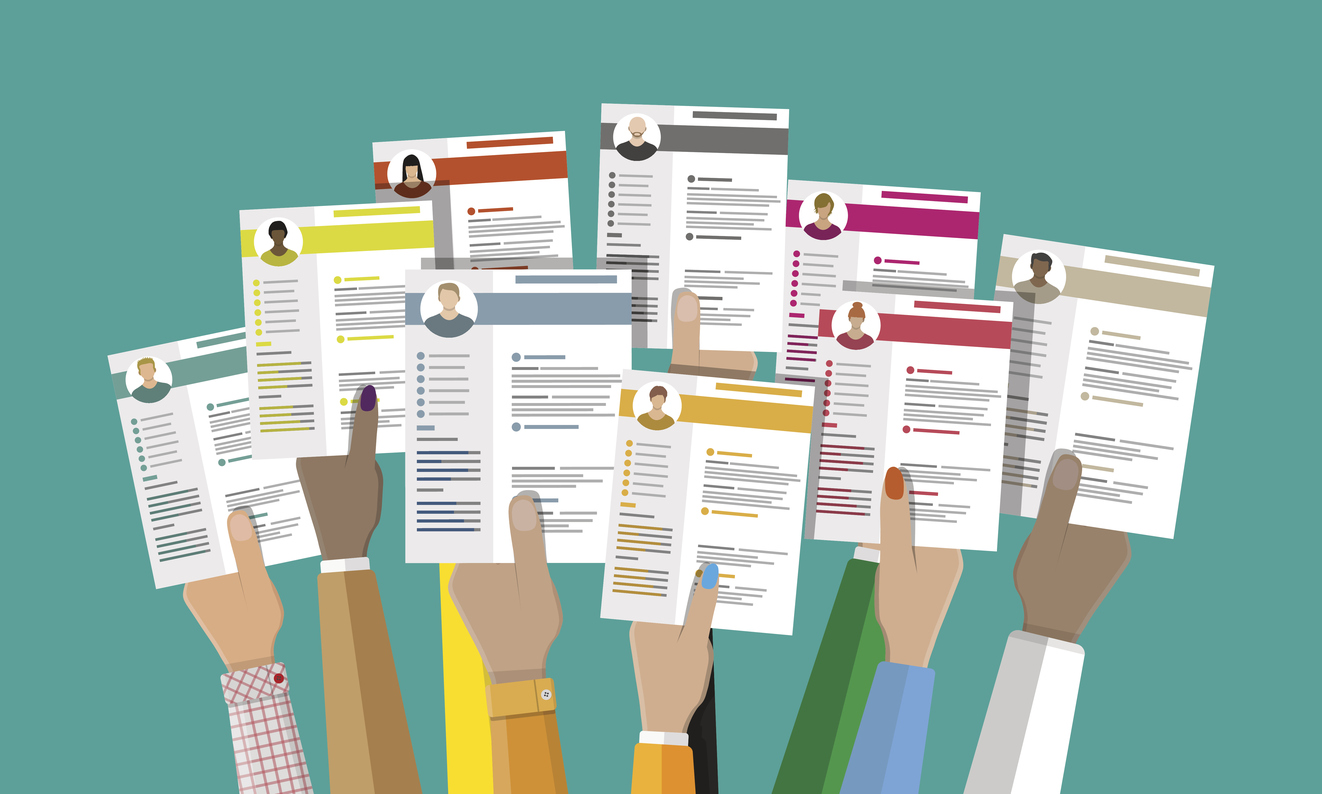 Human resources management concept